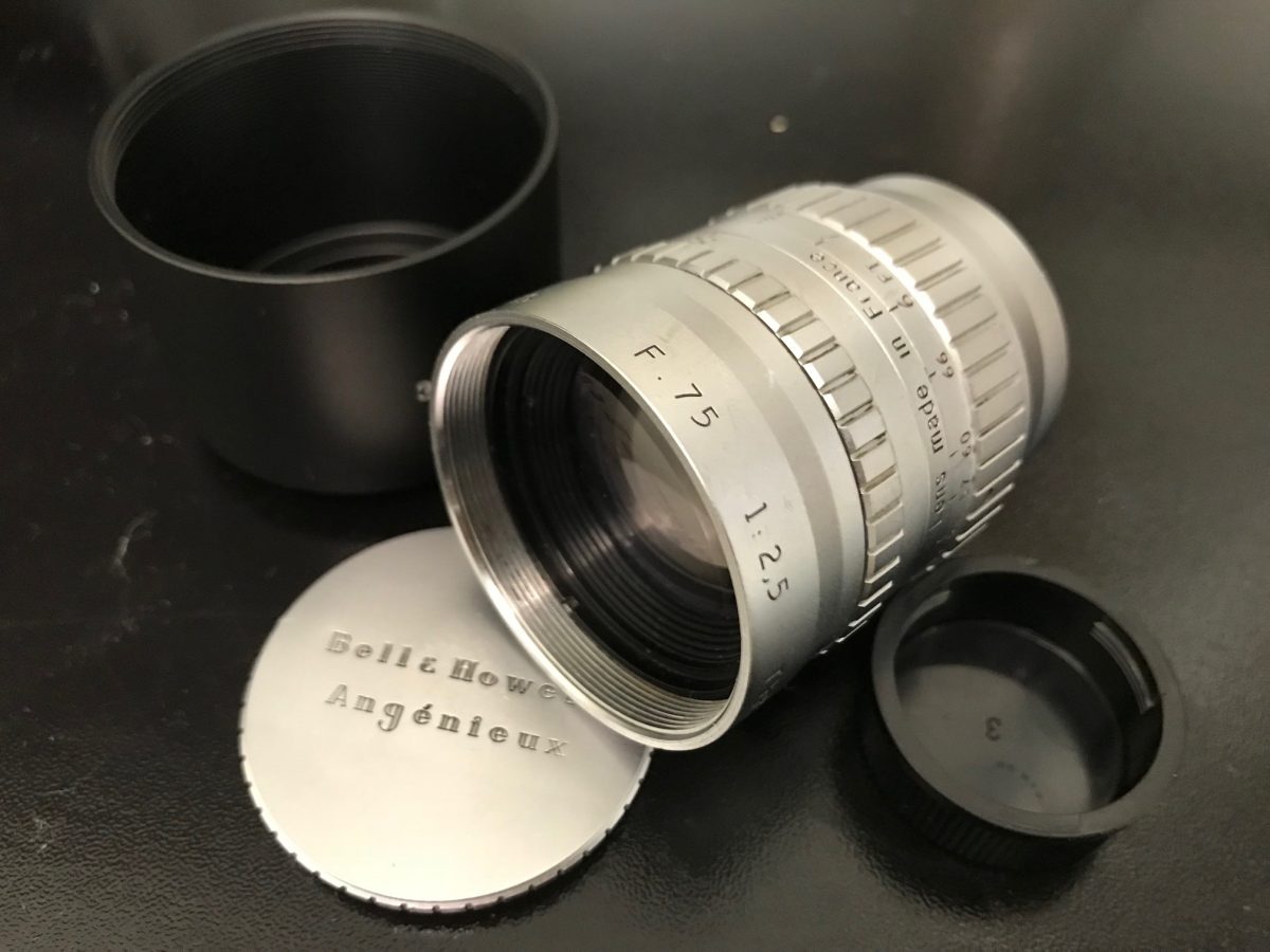 Angénieux Paris 75mm F/2.5 Type P3 - C-mount Cine Lens - Made In France Movie Camera